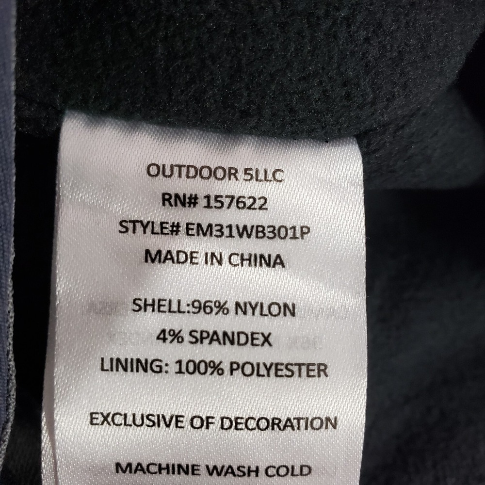 Eddie Bauer Outdoor Pant Mens 38x32 Navy Blue Straight Hiking Travel Lightweight - Picture 12 of 14